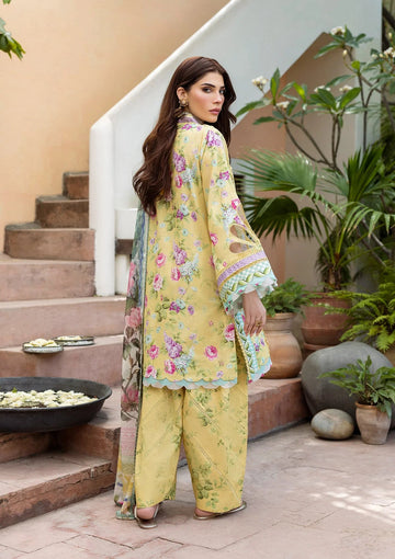 Elaf Premium ECD-5B Saffrose Elaf Prints With Chiffon Dupatta 2025